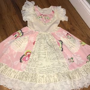 Mustard pie smock dress